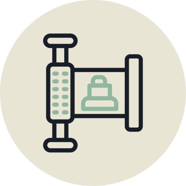 Modern b 'nin vektör illüstrasyonu eksik simgesi