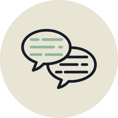 kabarcık sohbet konuşma vektör illüstrasyon