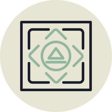 Basit tasarımın web simgesi