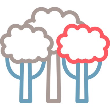 Bulut. Web simgesi basit illüstrasyon