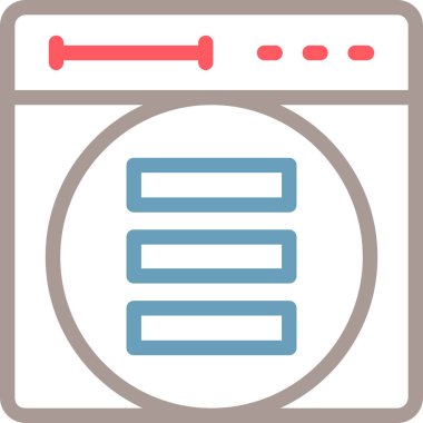 Tarayıcı tarayıcı simgesi ile doldurulmuş dış hat biçimi