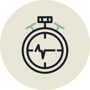 Kalp atışını vektör simgesi