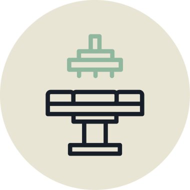 tablo simgesi vektör illüstrasyonu