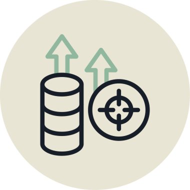 Bir web simgesinin vektör illüstrasyonu