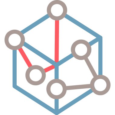 ağ web simgesi basit illüstrasyon