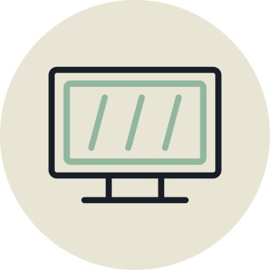 Web arayüzü tasarım ikonu vektör çizimi