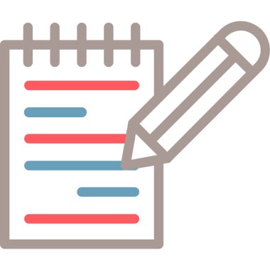 Pano ve kalem vektör çizim