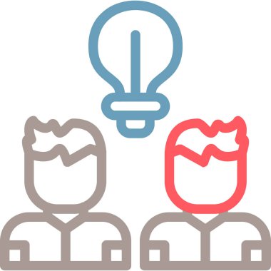 Ampul. Web simgesi basit tasarım