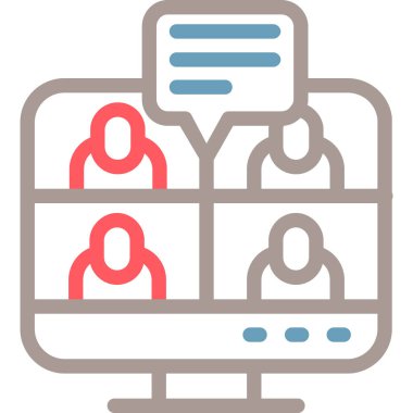 Web ağ simgesi, vektör illüstrasyonu