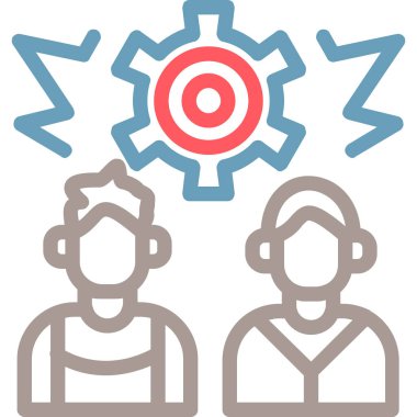 Hedef. Web simgesi basit illüstrasyon