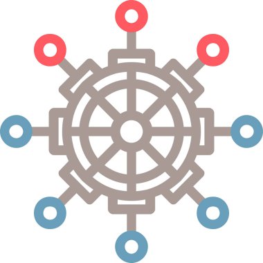 Genel bağlantı vektör simgesi