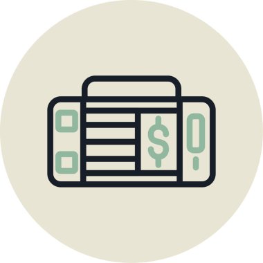 para simgesi vektör illüstrasyonu