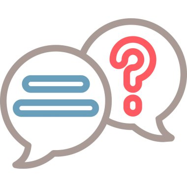 Soru işareti. Basit tasarım