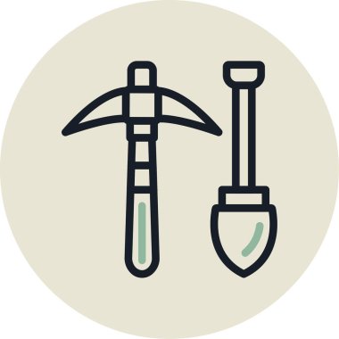 Çizgi film simgesinin vektör çizimi