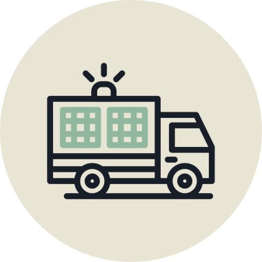 kamyon simgesi çizimi