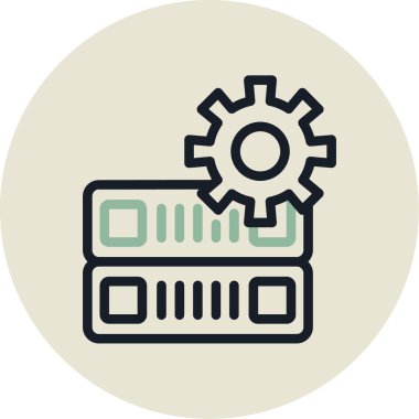 Ayarlama. Web simgesi basit illüstrasyon