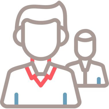 Çalışan simgesi vektör illüstrasyonu