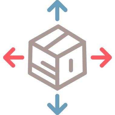 dağıtım simgesi. özet çizim vektör simgeleri