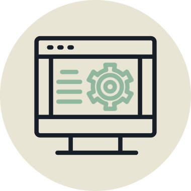 Web tasarımı geliştirme vektör illüstrasyonu