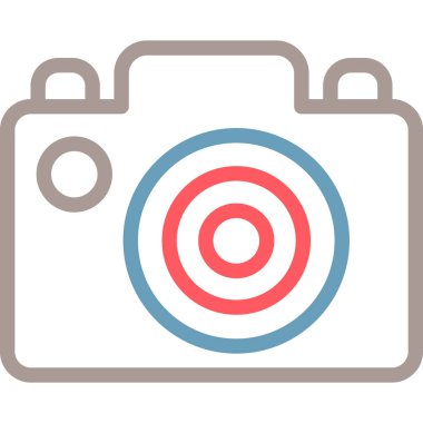 Hedef. Web simgesi basit illüstrasyon