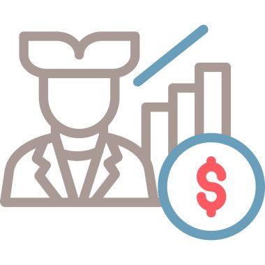 iş vektör çizgisi simgesi