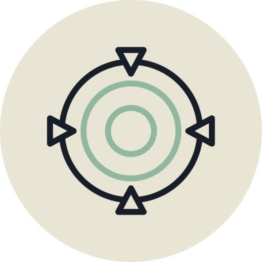 seo modern simgesinin vektör illüstrasyonu