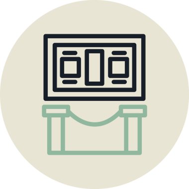 Modern b 'nin vektör illüstrasyonu eksik simgesi