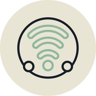 wifi simgesi vektör illüstrasyonu
