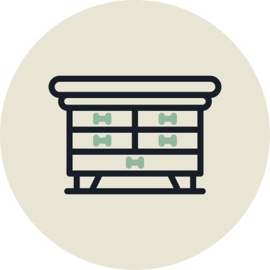 Sepet. Web simgesi basit illüstrasyon