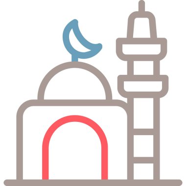 Cami. Web simgesi basit tasarım