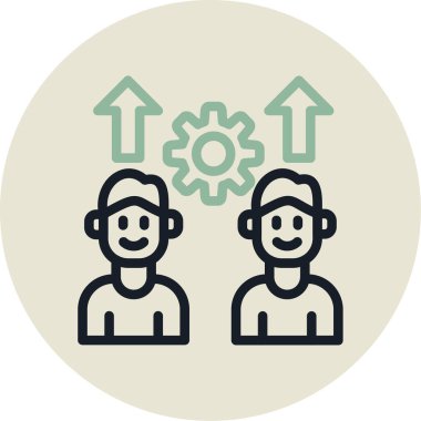 seo modern simgesinin vektör illüstrasyonu