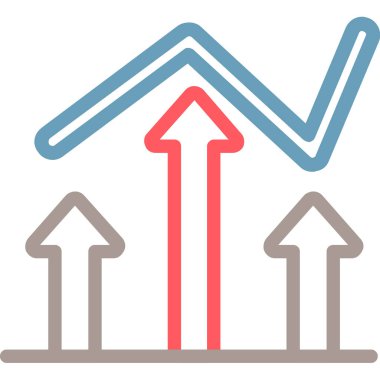 çubuk grafik. Grafiğin basit simgesi