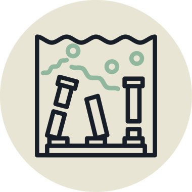 Modern eğitim ikonunun vektör illüstrasyonu