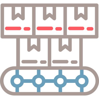 Sunucu. Web simgesi basit illüstrasyon