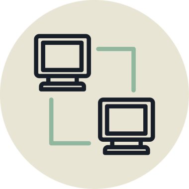 bilgisayar simgesi vektör illüstrasyonu