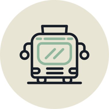 Bir torba simgesinin vektör illüstrasyonu