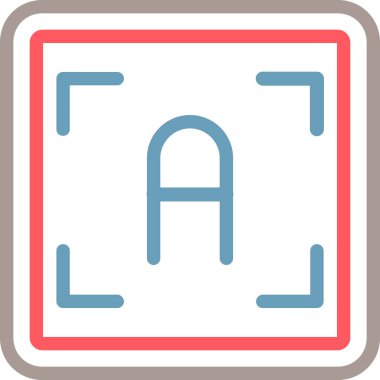 Modern b 'nin vektör illüstrasyonu eksik simgesi