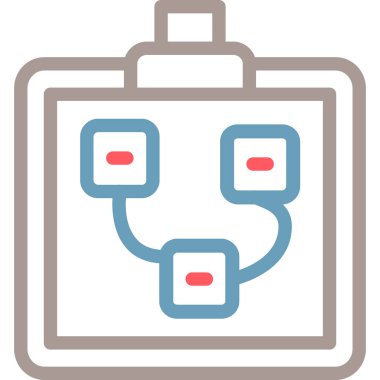 şebeke. Web simgesi basit illüstrasyon