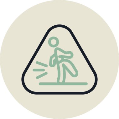 Çalışan adam kutsal kişilerin resmi, vektör çizim