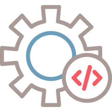 Geliştirme düz vektör simgesi