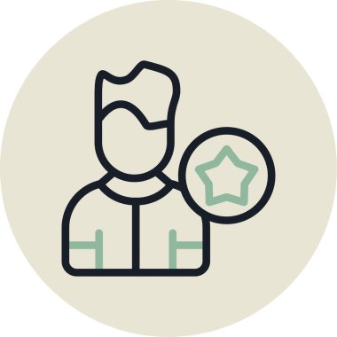 Benzersiz insanlar vektör çizgisi simgesi