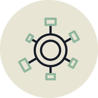 seo modern simgesinin vektör illüstrasyonu