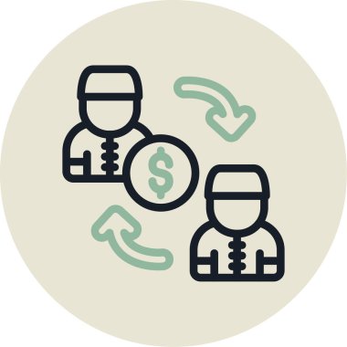 iş simgesi, vektör resimleme