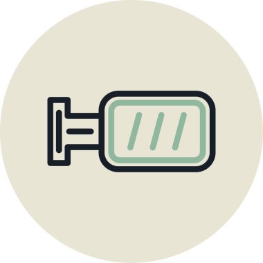 Modern b 'nin vektör illüstrasyonu eksik simgesi