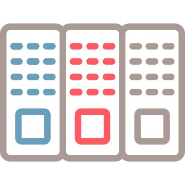 vektör hesap makinesi simgesi, modern tasarım illüstrasyonu