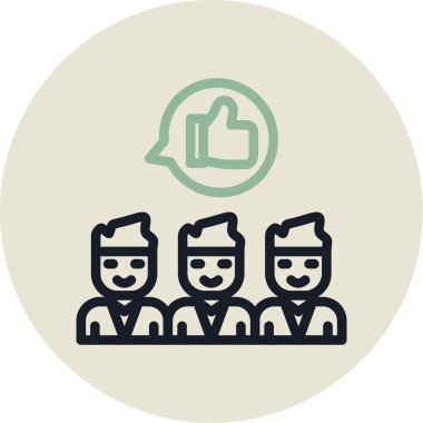 Sosyal Ortam simgesi tasarımı