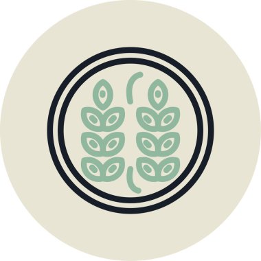 Gıda simgesinin vektör illüstrasyonu