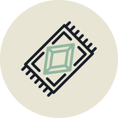 Çiçek desenli bir arkaplan vektör çizimi