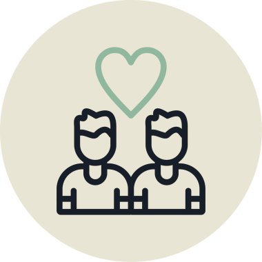 iki renkli vektör simgesi, renk kavramı