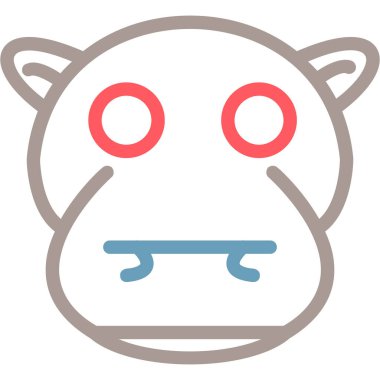 emoji. Web simgesi basit illüstrasyon